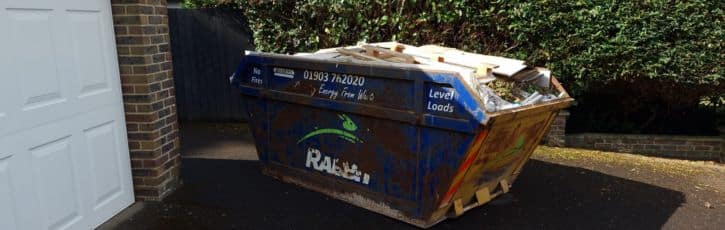 Who owns the contents of a skip?