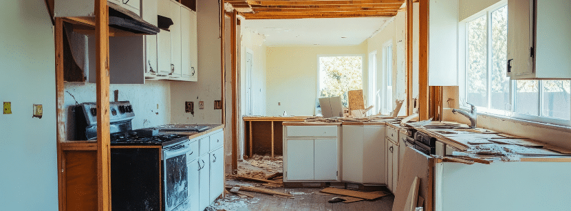 What size skip do I need for a kitchen renovation?