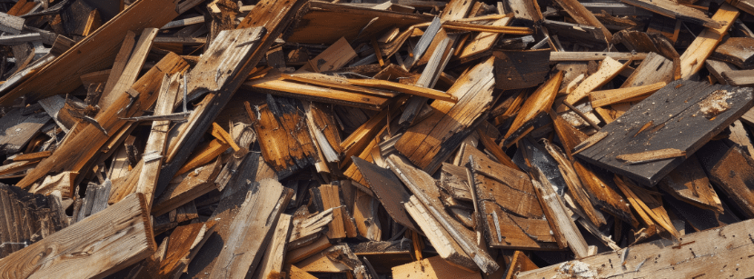 Waste wood grades are classifications which ensure proper handling, recycling or disposal of waste wood